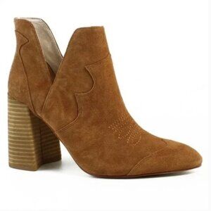 Shelly's London Suede Heeled Booties